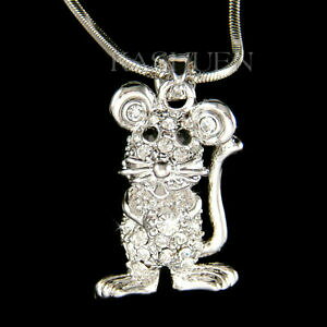 yzWG[EANZT[ NX^XtXL[bgnX^[RA[}EXQr``souris gerbille chinchilla avec cristal swarovski rongeur rat hamster collier