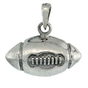 �y���������z�W���G���[�E�A�N�Z�T���[ �V���o�[�X�^�[�����O�t�b�g�{�[���y���_���g�u�����b�N�C���`�C�^���A���`�F�[���{�b�N�Xargent sterling football pendentif breloque, 18 italien boite chain