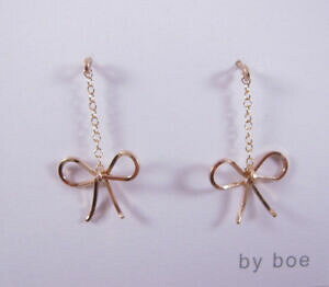 yzWG[EANZT[ |XgCO^Cj[{EhbvS[htBhCOby boe post earring wtiny bow drop 14k gold filled earrings