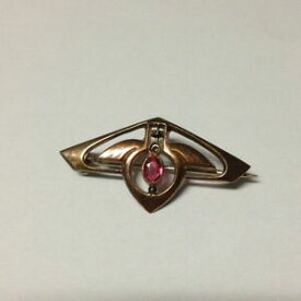 【送料無料】ジュエリー・アクセサリー プリティアンティークアールヌーヴォーブローシュassez antique art nouveau broche