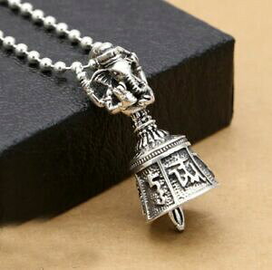 yzWG[EANZT[ X^[OVo[Kl[V[h^O`F[925 sterling silver ganesh lord elephant bell tag pendant without chain s2792