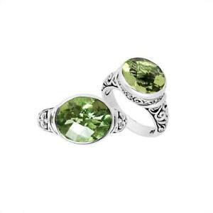 yzWG[EANZT[ Vo[OO[AWXgNH[cbague en argent avec vert amethyste quartz ar9007gam178cm