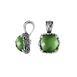 yzWG[EANZT[ O[AWXgVo[y_gpendentif argent massif avec vert amethyste ap6227gam