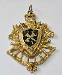 �y���������z�W���G���[�E�A�N�Z�T���[ ���B���e�[�W�R���S�[���f�����b�h�G�i�����V���h�t�H�[���y���_���gvintage 60s signe coro dore rouge email shild forme pendentif