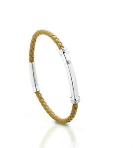 yzWG[EANZT[ xgWmbeBub`AWFWAAWFgy}[LAroberto giannotti bracciale angeli gia273nat argento 925 pelle marrone chiaro