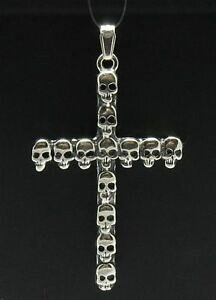 yzWG[EANZT[ NXXJoCJ[X^[OVo[sterling silver pendant cross skulls biker 925