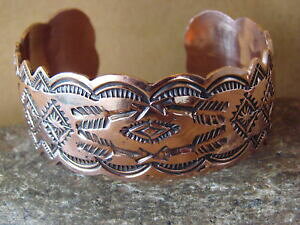 yzWG[EANZT[ lCeBuAJWG[X^vXuXbgoCAo[gnative americain bijoux estampe cuivre revers bracelet par albert