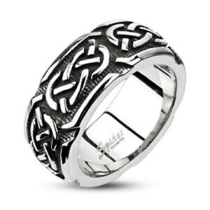 yzWG[EANZT[ OtBK[OPgCXeXuomo donna anello dito anello celtic line 6 dimensioni in acciaio inox