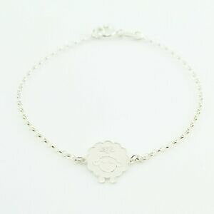 �y���������z�W���G���[�E�A�N�Z�T���[ �G�i�����A�W���y���_���g�T���f�[�j���u���X���b�gbracciale sardo con pendente pecora con scritta ajo in argento e smalto bianco