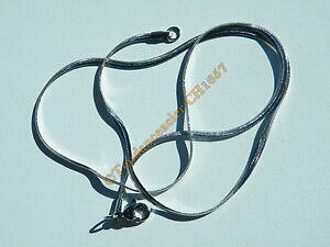 yzWG[EANZT[ RA[`FCCT[ygv[gAVGcollier chaine maille serpent plate 2,6 mm acier 45 cm