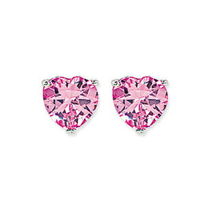 yzWG[EANZT[ WGRhVo[n[gWRj[u[uCOjewelco london argento rosa cuore zirconi amore solitario orecchini a lobo 10mm