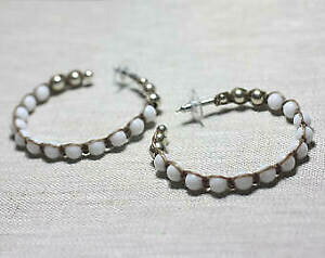 【送料無料】ジュエリー・アクセサリー ブークルドロイユレジーヌブランベージュマクラメアノークレオールセルクルboucles doreilles resine ccb blanc beige macrame anneaux creoles cercles 56mm