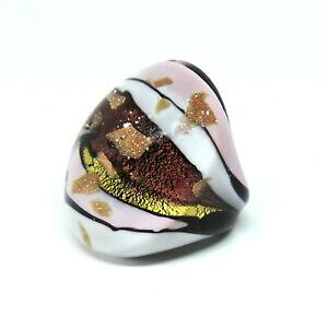 �y���������z�W���G���[�E�A�N�Z�T���[ �{�b�N�X�����O�s���N�����[�m�K���Xanello donna vetro di murano autentico rosa con avventurina e confezione regalo