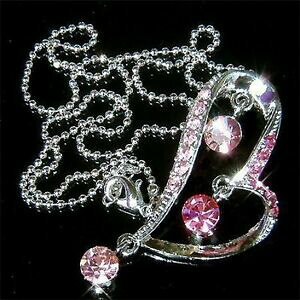 yzWG[EANZT[ sNn[gu?CXtXL[NX^o^ClbNXrosa cuore amore ~ in swarovski cristallo sposa matrimonio valentine collana
