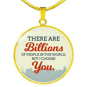 yzWG[EANZT[ bZ[WXeXT[Ny_glbNXlove messaggio regalo i scegli you collana pendente a cerchio acciaio inox o 18k