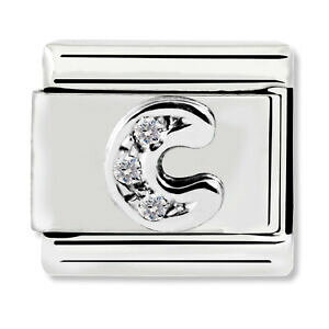 yzWG[EANZT[ IWiNVbNVo[m~l[g^[y_goriginale nomination classico argento lettera c cz ciondolo 33030103 20 rrp