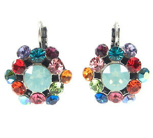 yzWG[EANZT[ \[z[RJtV`AXgXCOsoho R colorato fiorellini siciliani lucidata cristalli multicolor strass orecchini