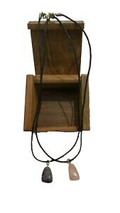 yzWG[EANZT[ AeBXeNAcyfeBtAxbN{CehWgamethyste quartz pendentif avec boite de rangement