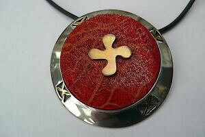 �y���������z�W���G���[�E�A�N�Z�T���[ �W���G���[�l�b�N���X�y���_���g�X�^�[�����O�V���o�[�T���Sbigiotteria collana con ciondolo 925er sterling argento bambu corallo esoterismo