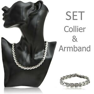 yzWG[EANZT[ `F[lbNXZbguXbgfMXeXX`[set catenacollier amp; bracciale modello gill in acciaio inox lunghezza 316l 450 550 cm