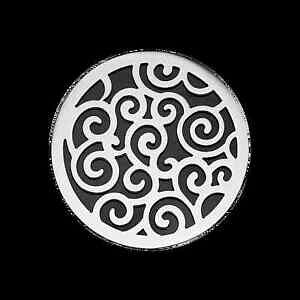 �y���������z�W���G���[�E�A�N�Z�T���[ �X�e�����X�t���[���R�C��coin cs239 di cem per 25 mm ciondolo quadro parte in acciaio inox nero
