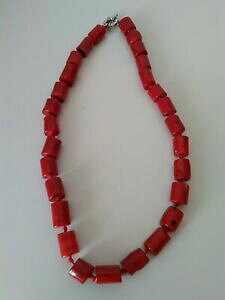 �y���������z�W���G���[�E�A�N�Z�T���[ �W���R���l�b�N���X�R�[�����g�����P�b�e�Bcollana girocollo con tronchetti di corallo bambu rosso