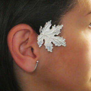 yzWG[EANZT[ WRI[NCOC[Jt[v[t[v[tjoliko ohrklemme orecchini ear cuff foglia dacero foglie autunnali maple leaf a sinistra