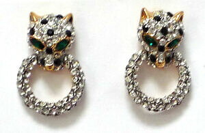 �y���������z�W���G���[�E�A�N�Z�T���[ �o�g���[�E�B���\���N���X�^�����I�p�[�h�w�b�h�����O�J���[�S�[���hbutler e wilson piccolo trasparente cristallo leopardo testa anello color oro