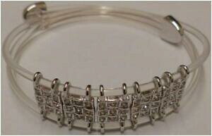 �y���������z�W���G���[�E�A�N�Z�T���[ �V���o�[�X�����t�X�L�[�u���X���b�gbracciale swarovski in argento