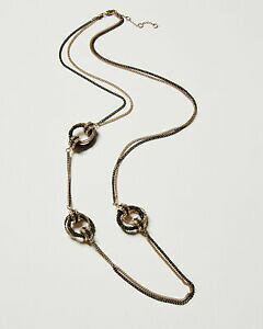 �y���������z�W���G���[�E�A�N�Z�T���[ �I���o�[�{�i�X�E�[�}���c�C�X�g�����O�����O�`�F�[���l�b�N���Xoliver bonas donna erina twist anello amp; catena lunga collana