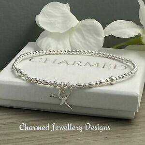 yzWG[EANZT[ Vo[X^[OXgb`{[p[CANbgANuXbgo[i`[argento sterling stretch ball perlina cavigliera braccial