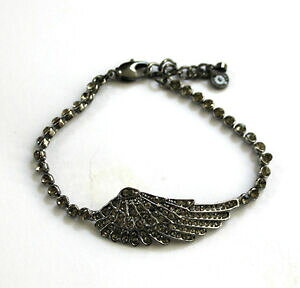 yzWG[EANZT[ og[EB\Ehs[^[NX^EBOXy_guXbgbutler e wilson peltro rotondo cristalli ali ciondolo braccialetto nuovo