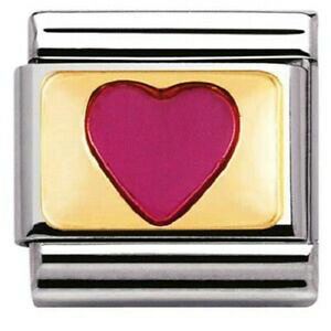 yzWG[EANZT[ m~l[gNVbNS[htNVAn[g`[}jLA|bVnomination classic oro smalto fucsia cuore charm 03020728 rrp  22