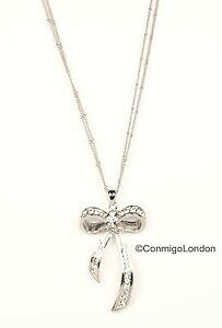 yzWG[EANZT[ R~ShfB[XuAgy_g{EVo[lbNXconmigo london womens brillante fiocco ciondolo amp; collana dargento