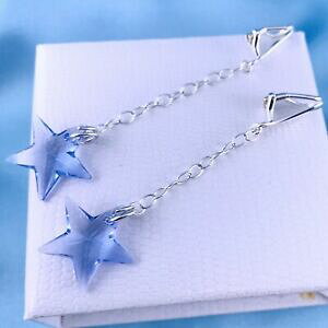 yzWG[EANZT[ X^[OVo[NX^X^[COXtXL[Ggargento sterling orecchini stella di cristallo realizzata con elementi swarovski