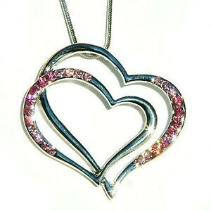 yzWG[EANZT[ [Yn[gVFCv?XtXL[NX^uChEFfBOlbNXy_glbNXrosa 2 forma cuore ~ in swarovski cristallo sposa matrimoni