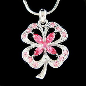 yzWG[EANZT[ [YNAhtHIXtXL[NX^ZgpgbNN[o[lbNXrosa 4 quadrifoglio in swarovski cristallo san patrizio giorno trifoglio colla