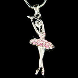 【送料無料】ジュエリー・アクセサリー スワロフスキークリスタルクラシックダンスクリスマスネックレスピンクバレリーナrosa ballerina in swarovski cristallo danza classica insegnante collana natale