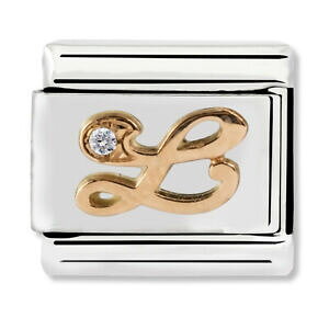 �y���������z�W���G���[�E�A�N�Z�T���[ �I���W�i���m�~�l�[�g�N���V�b�N���^�[���[�Y�S�[���h�X�`�[���`���[����originale nomination classic lettera l rose gold acciaio charm 43031012�� 29 rrp