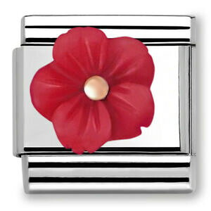 yzWG[EANZT[ IWim~l[gNVbNbh}U[Iup[t[`[originale nomination classic rosso madreperla fiore charm 43051007  2900