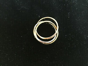 �y���������z�W���G���[�E�A�N�Z�T���[ ���V�A�W���R�����b�L�J���[anello di fidanzamento russo, tre colori placcato argento con zirconi