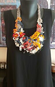 yzWG[EANZT[ JtlbNXANZT[VNACfAattraente collana colorati accessorio donna seta one of a kind idea regalo