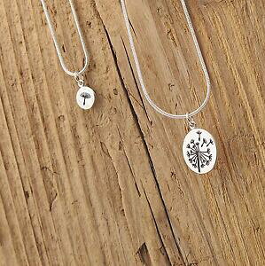 yzWG[EANZT[ X^[OVo[^||lbNXZbgtYt[sterling silver dandelion collana set madre figlia sorelle amici fiore