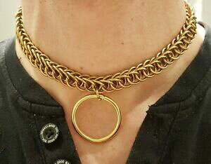 yzWG[EANZT[ W[WNbVOS[h`[J[lbNXyVJX^14 cotta di maglia oring collana girocollo doro 4 in 1 persiano weave custom bdsm