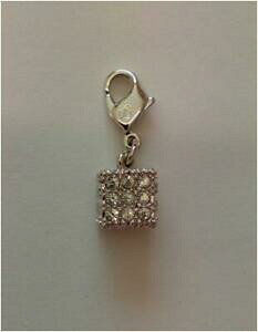yzWG[EANZT[ j[Vo[XtXL[L[u`[nuova argento swarovski cubo charm
