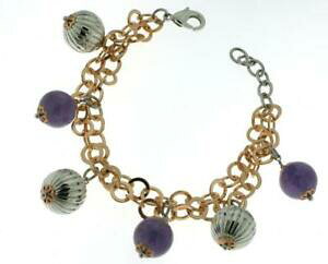 �y���������z�W���G���[�E�A�N�Z�T���[ �y���f�B���O�i�`�������A���W�X�g�u�����Y�X�`�[���u���X���b�gbracciale acciaio bronzo ametista naturale pendenti