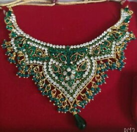 【送料無料】ジュエリー・アクセサリー ボリウッドジュエリーセットブライダルジュエリーグリーン** bollywood jewelry setbridal jewelrygreen nuovo **