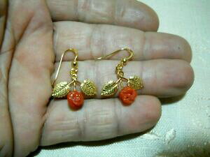 �y���������z�W���G���[�E�A�N�Z�T���[ �T���f�[�j�����b�h�R�[�������[�Y�C�������O�I���A���Oorecchini rose di corallo rosso della sardegna da 7,5 mm su arg 925