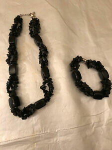 yzWG[EANZT[ uEr[YlbNXuXbg}OleBbNN[W[uXbgZbgbrown beaded collana e bracciale set con chiusura magnetica bracciale