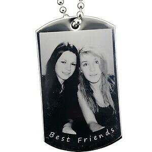 yzWG[EANZT[ p[\iCYX`[^Ot[`F[personalizzato foto inciso acciaio militare id cane tag catenina gratuita e